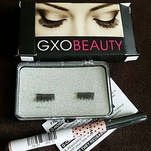 Hot 2 magnets false eyelashes +waterproof eyeliner